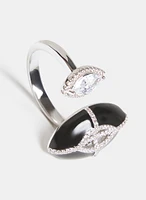Cubic Zirconia Crystal Ring