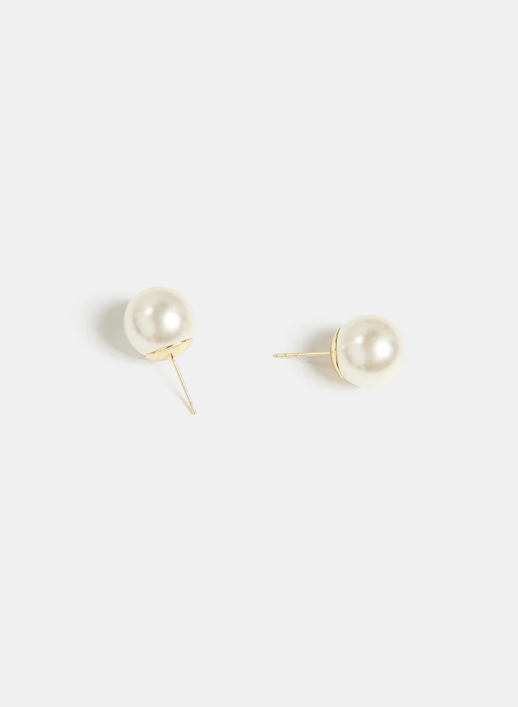 Pearl Stud Earrings