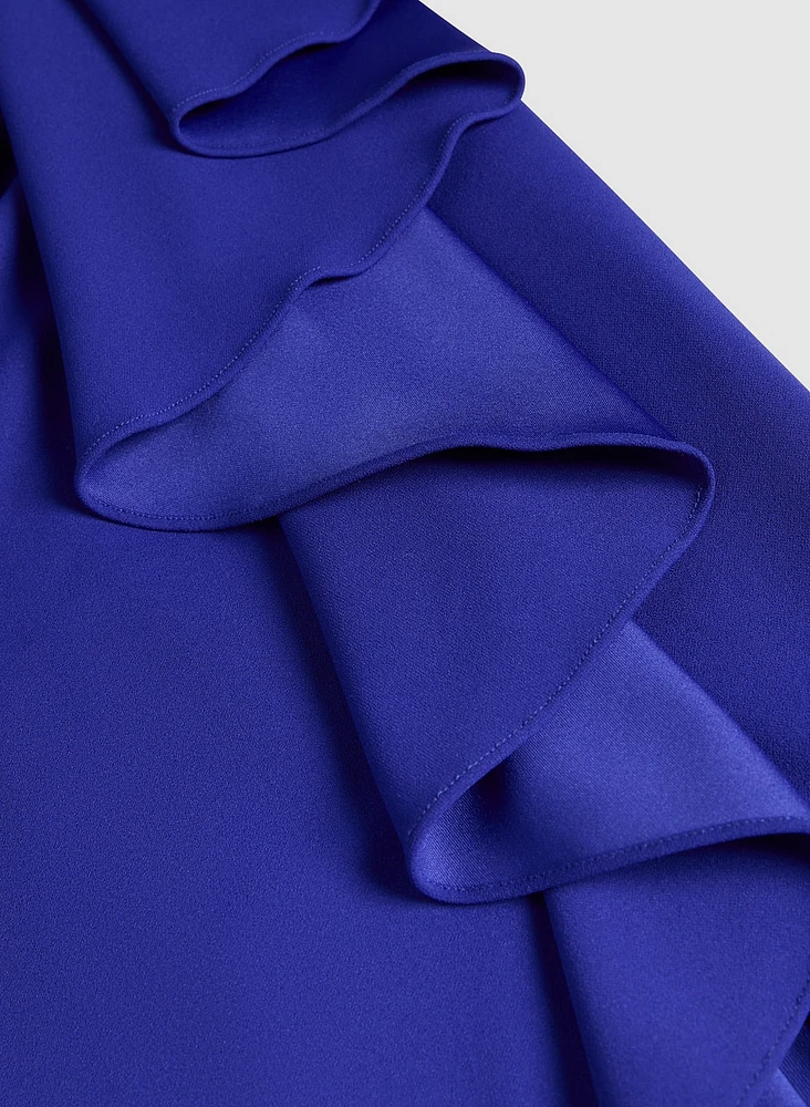 Robe à manches bouffantes