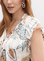 Floral Paisley Blouse