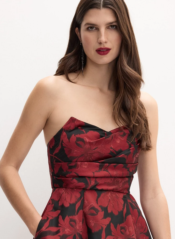 Robe bustier florale