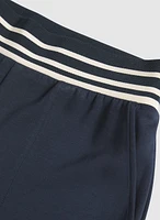 Striped Trim Knit Pants