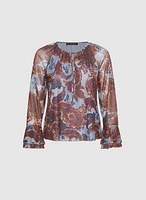 Paisley Bell Cuff Top