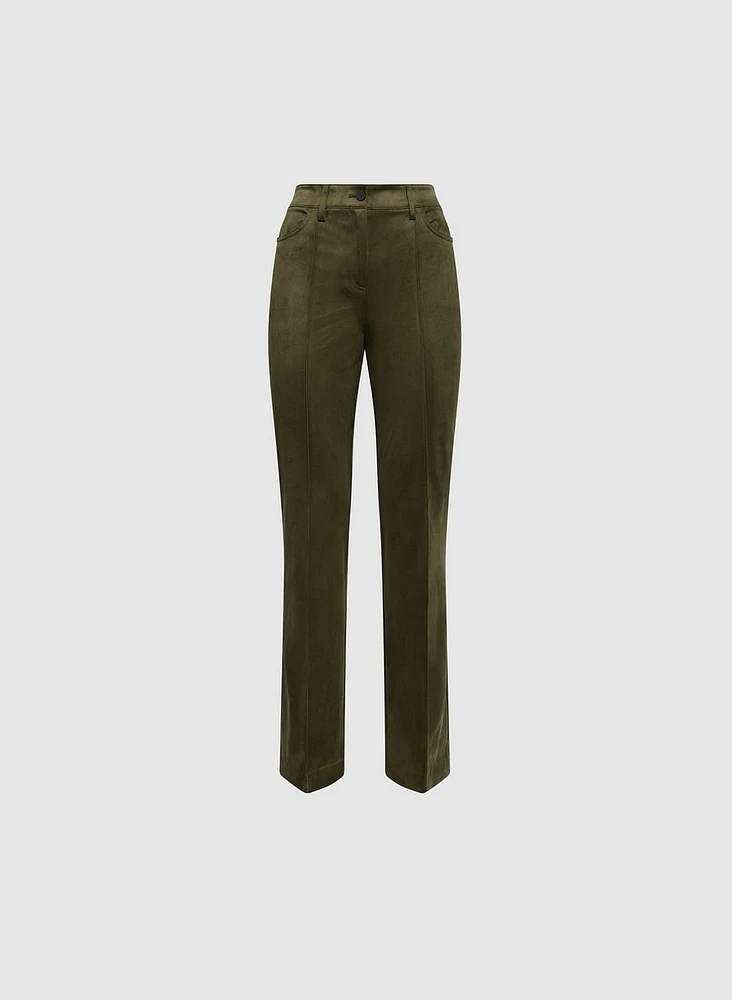 Faux Suede Pants