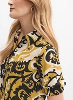 Inverted Paisley Blouse
