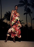Floral Chiffon Dress