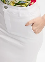 Denim Pencil Skirt