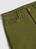 Cropped Straight-Leg Jeans