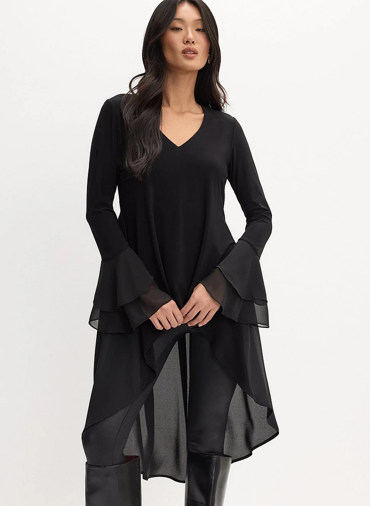 Droptail Chiffon Tunic