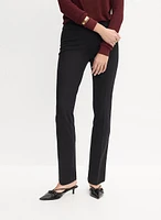 Madison Pull-On Straight-Leg Pants