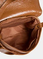 Vegan Leather Cross-Body Bag