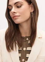 Long Metal Accent Jacket
