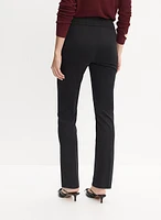 Madison Pull-On Straight-Leg Pants