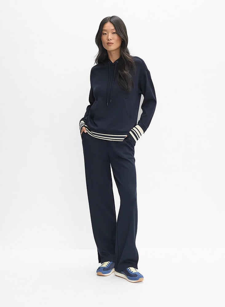 Striped Trim Knit Pants