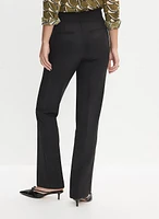 Lauren Ring Insert Straight-Leg Pants