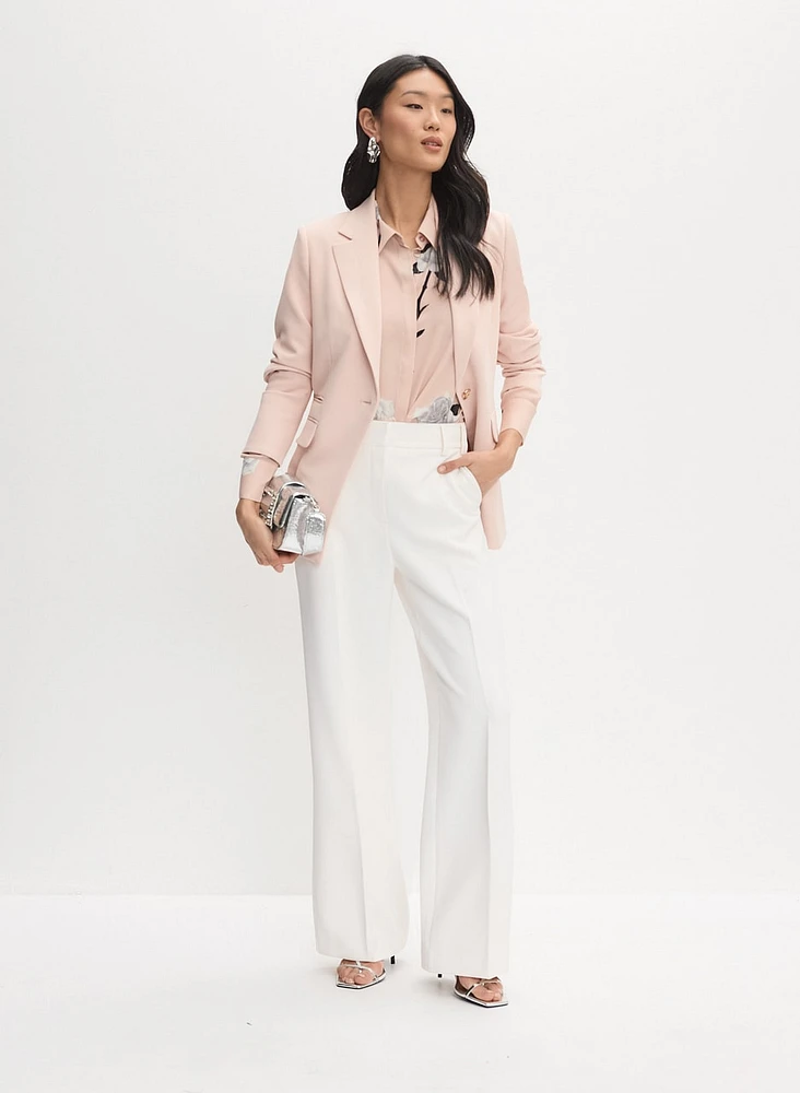 Welt Pocket Jacket & Soho Wide-Leg Pants