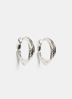 Intertwined Hoop Earrings