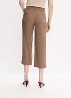 Cropped Wide Leg Pants