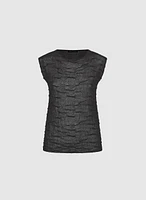 Haut en jacquard texturé