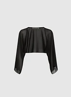 Long Sleeve Chiffon Bolero