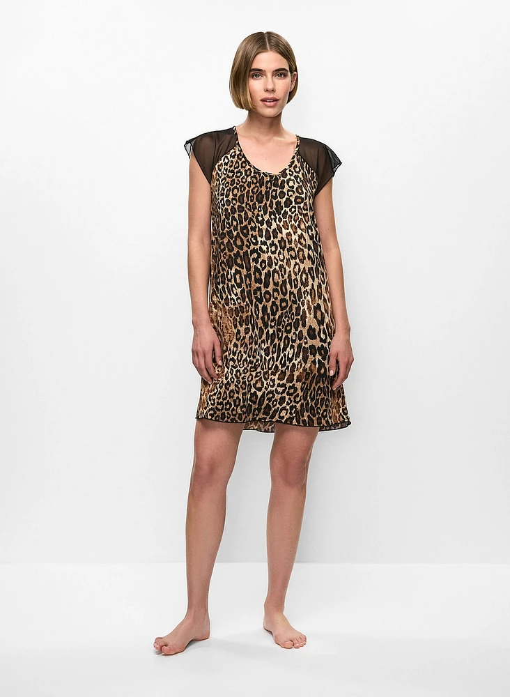 Animal Print Night Gown