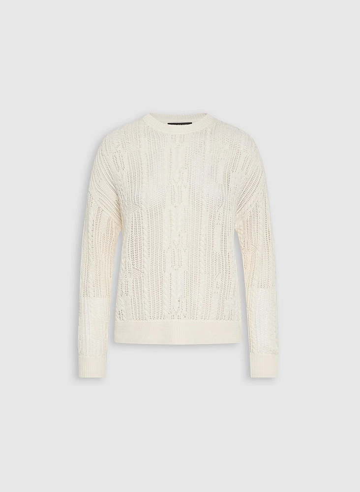 Open Knit Sweater