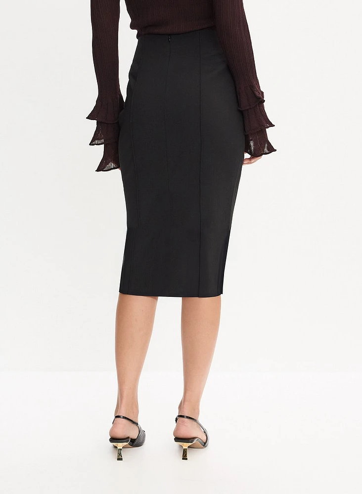 Midi Pencil Skirt