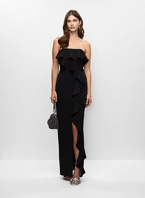 Adrianna Papell - Sleeveless Ruffled Dress