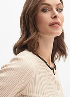 Rib Knit Cardigan
