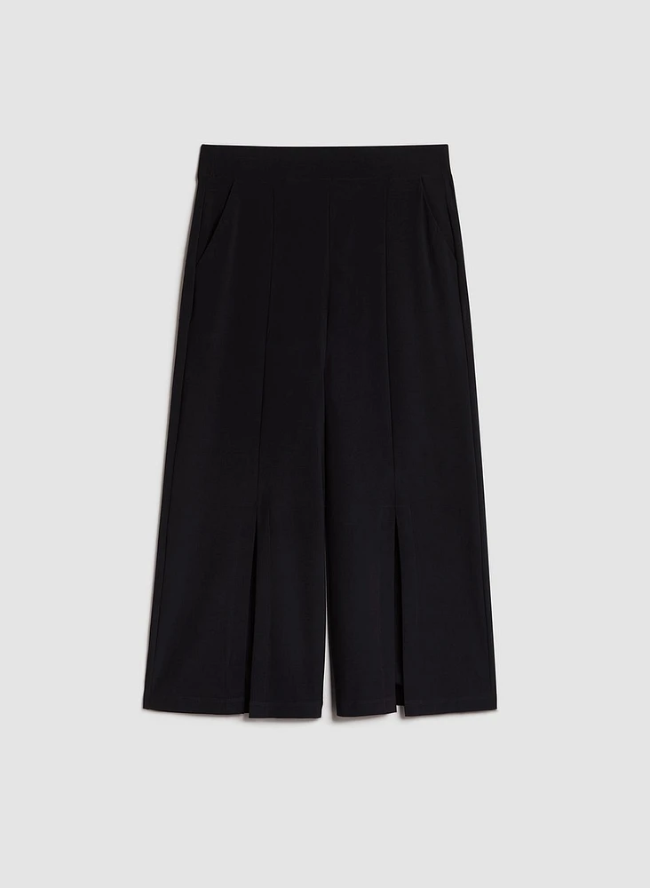 Wide Leg Culotte Pants