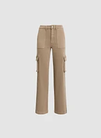 Wide Leg Cargo Jeans