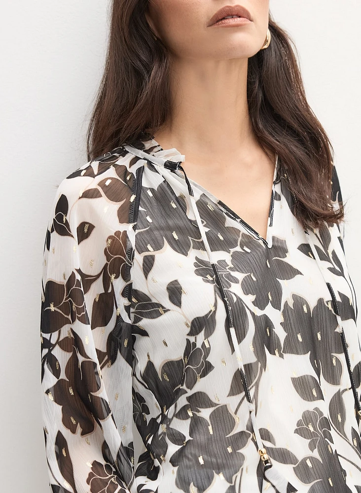 Floral Print Blouse