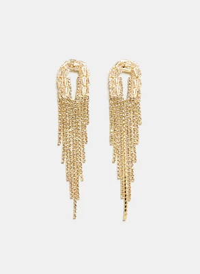 Crystal Cascade Earrings