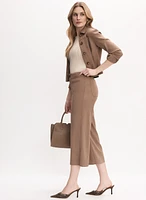 Cropped Wide Leg Pants