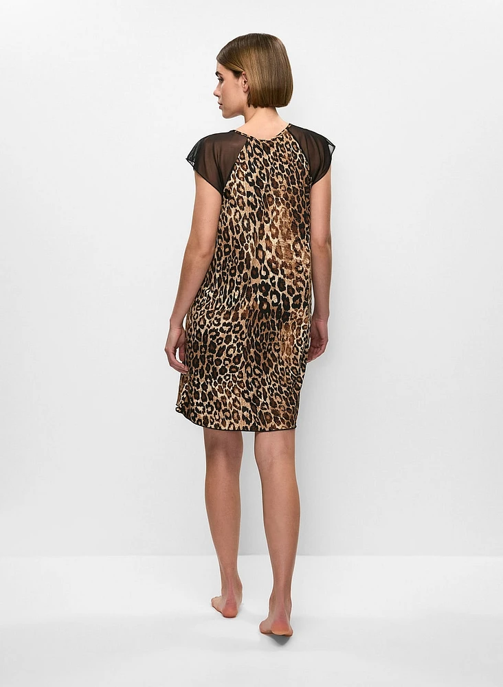 Animal Print Night Gown