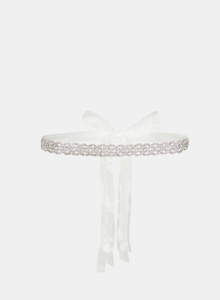 Scalloped Crystal Belt