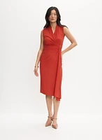 Joseph Ribkoff - Pinned Flounce Front Dress