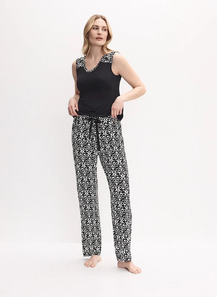 Tile Print Pyjama Set