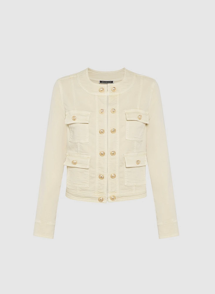 Veste en denim à quatre poches