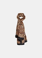 Cheetah Print Oblong Scarf