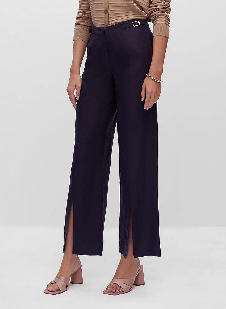 Wide Leg Linen Pants