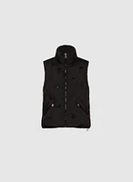 Sequin Detail Puffer Vest