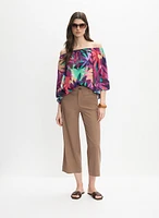 Joseph Ribkoff - Tropical Off-Shoulder Blouse