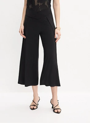 Joseph Ribkoff - Cropped Wide-Leg Pants