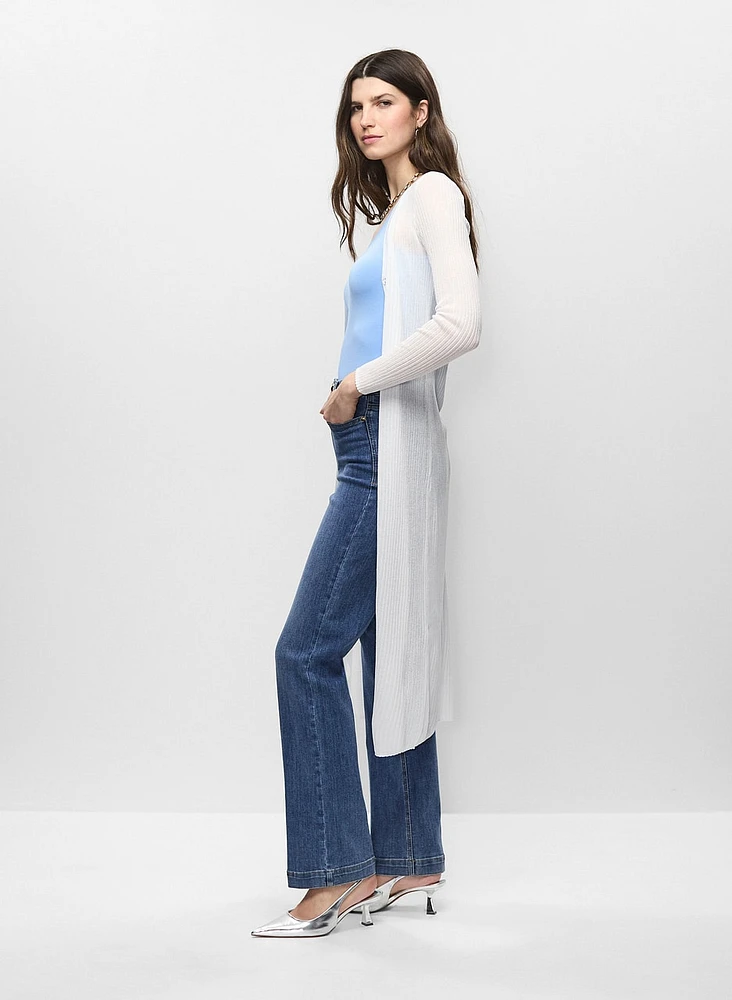 Long Lightweight Knit Cardigan