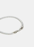 Adjustable Cubic Zirconia Tennis Bracelet