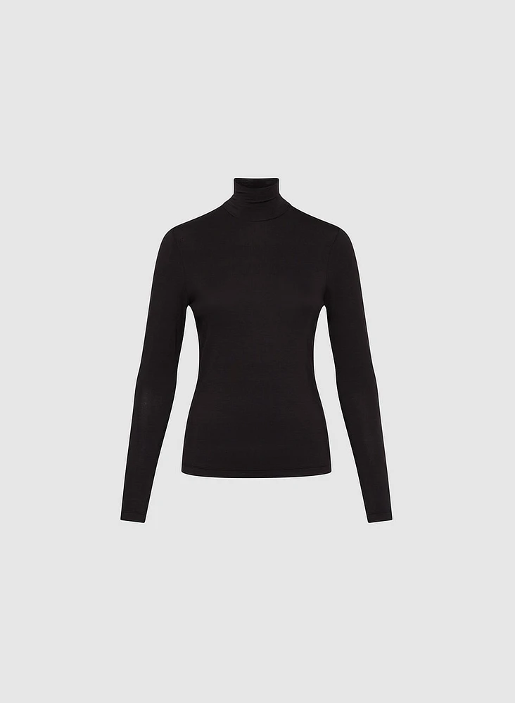 Turtleneck Long Sleeve Top