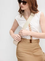 Stretch Linen Skort