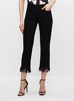 Frank Lyman - Fringe Detail Tencel Jeans