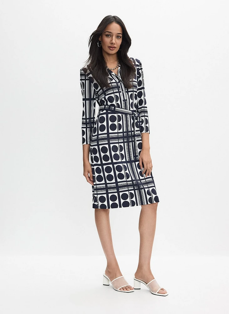 Joseph Ribkoff - Geometric Print Dress